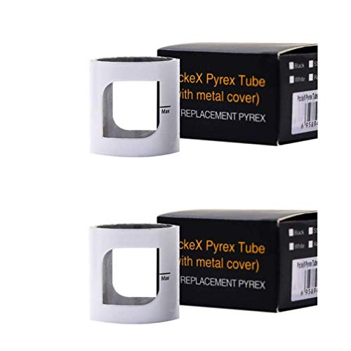 Aspire-Pockex-Replacement-Glass-with-Metal-Cover-x-2-for-Aspire-Pockex-Kit-Vape-PenWhite-Nicotine-Free