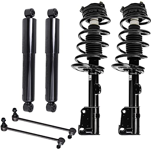 Detroit Axle - Struts Shocks Kit for 08-20 Dodge Grand Caravan 08-16 Chrysler Town & Country 2 Front Struts 2 Sway Bars 2 Rear Shock Absorbers Complete Assembly Replacement