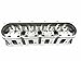GM LS3 L92 Cylinder Head GM 6.0L 6.2L CNC Bare Single Rectangle Port Aluminum