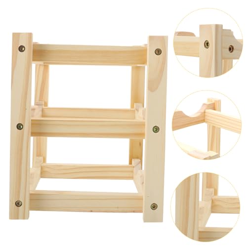 Soporte Simple de Madera para Botellas de Vino miniatura 2