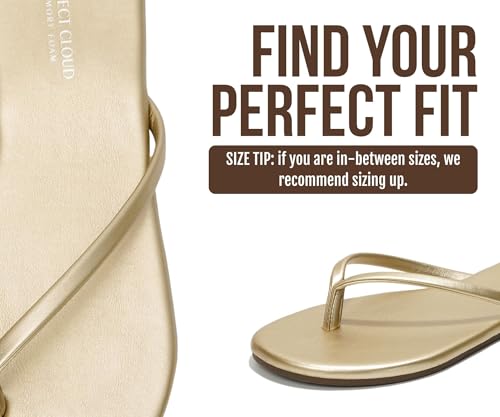 Image of Project Cloud Flip Flops for Women Footwear- Lightweight and Memory Foam Insole Sandals for Women 2026 - Durable Non-Slip Beach Essentials Flats for Women Sandals (Foundations)