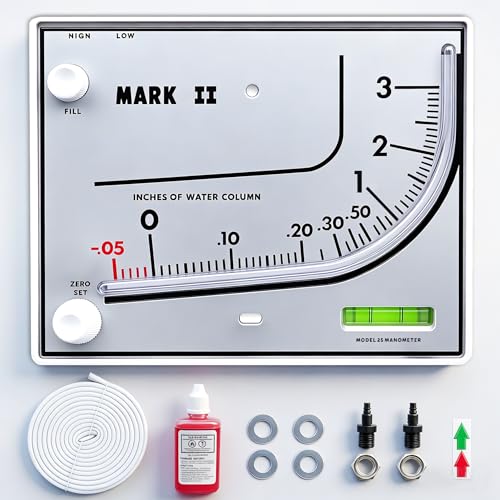Mark II 25 Liquid Filled Manometer for HVAC Use