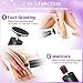 Electric Foot Callus Remover, 2 in 1 Foot File Grinder Tool with 6 Speed Controller, Foot Sander Foot Scrubber Dead Skin Remover,Rechargeable Pedicure Tools for feet Men Women