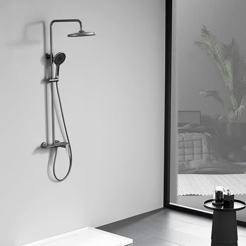 Tête de douche réglable en hauteur avec mitigeur Billg