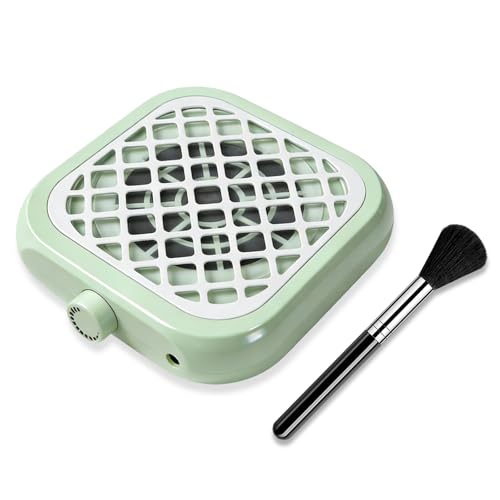 Aspirateur à Manucure Ongles - 6000 RPM, Filtre Réutilisable, Ventilateur Collecteur de Poussière d'Ongles, Faible Bruit, pour Manucure Gel et Acrylique,...