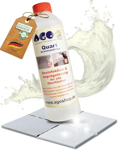 AGO Schimmelstop 500ml / Schimmelentferner wirkt bis zu 18 Monate vorbeugend & aktiv gegen Schimmel/Anti Schimmel Imprägnierung/desinfizierendes Anti Schimmel Mittel