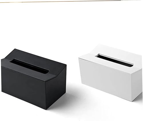 Miniatura 2 de Cabilock Caja dispensadora de papel higiénico Caja de almacenamiento de pañuelos de plástico Soporte de papel montado en la pared Necesario
