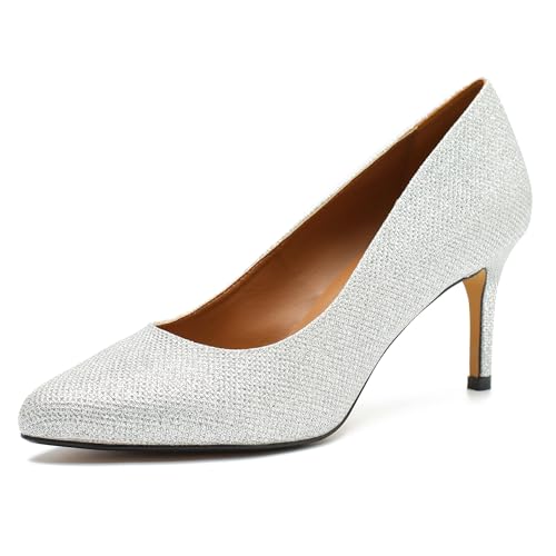 Image of Unisex Men's Women's Classic Mid Kitten Heel Pumps