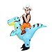 ThinkMax Costume Gonflable Dinosaure pour Enfants,Costume d'halloween pour Soir¨¦e Cosplay