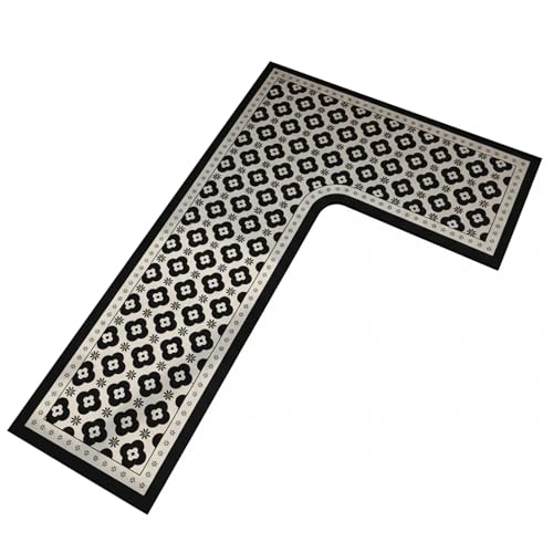 Tapis de cuisine en forme de L absorbant antidérapant - 2