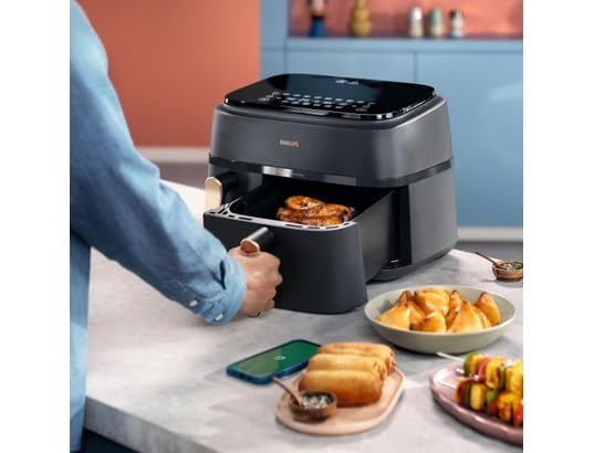 Moule Silicone Air Fryer Philips Dual Basket - Réutilisable & Lavable Lave-Vaisselle