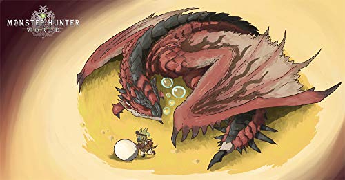 Monster Hunter World - Badehandtuch - Rathalos & Palico Egg Quest Cover