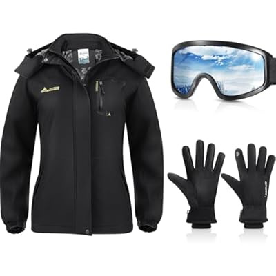 Geyoga Women's Waterproof Ski Jacket Winter...