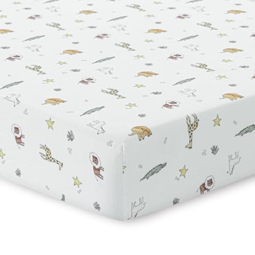Image of Dreamology Muslin Mini Crib Sheets, Boy,Girl,Soft & Breathable Crib Sheet