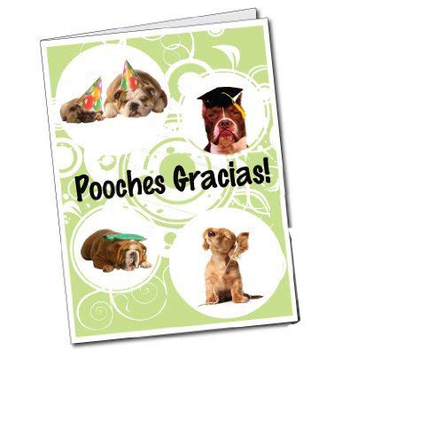 VictoryStore Jumbo Greeting Cards: Giant Thank You Card (Dogs with Gracias) 2 feet x 3 feet Card with Envelope