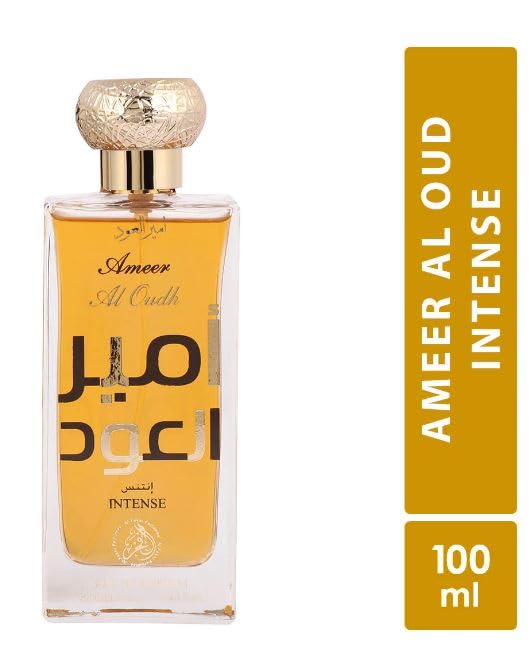 Image of Ameer al oud Intense Eau De Parfum Long Lasting 100ml Men Perfume, Balsamic, Floral & Woody, Soothing Fragrance