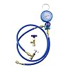 Wisepick R290 and R600A Charging Manifold Hose and Single Gauge Set with 1/2" Acme Can Tap #3