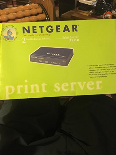 Netgear PS110 10/100 Print Server with 2 Parallel Ports