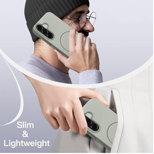 Image of KARWAN️Magnetic Ultra Slim-Fit Back Case Cover for Samsung Galaxy A36 |Hard PC Case Cover| Ultra-Thin & Light Weight with [Ultra Premium Feel] Case for Samsung Galaxy A36(6.7 inch)(Grey)