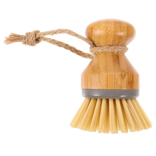 Healifty Wooden Kitchen Cleaning Brush Dishwashing Tool for Pots Dishes Versatile Scrubber for All Your Kitchen Needs Natural Wood Design Easy to Use