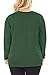 Plus Size Shirts for Women 4X V Neck Twist Knot Tunics Tees Green-26W
