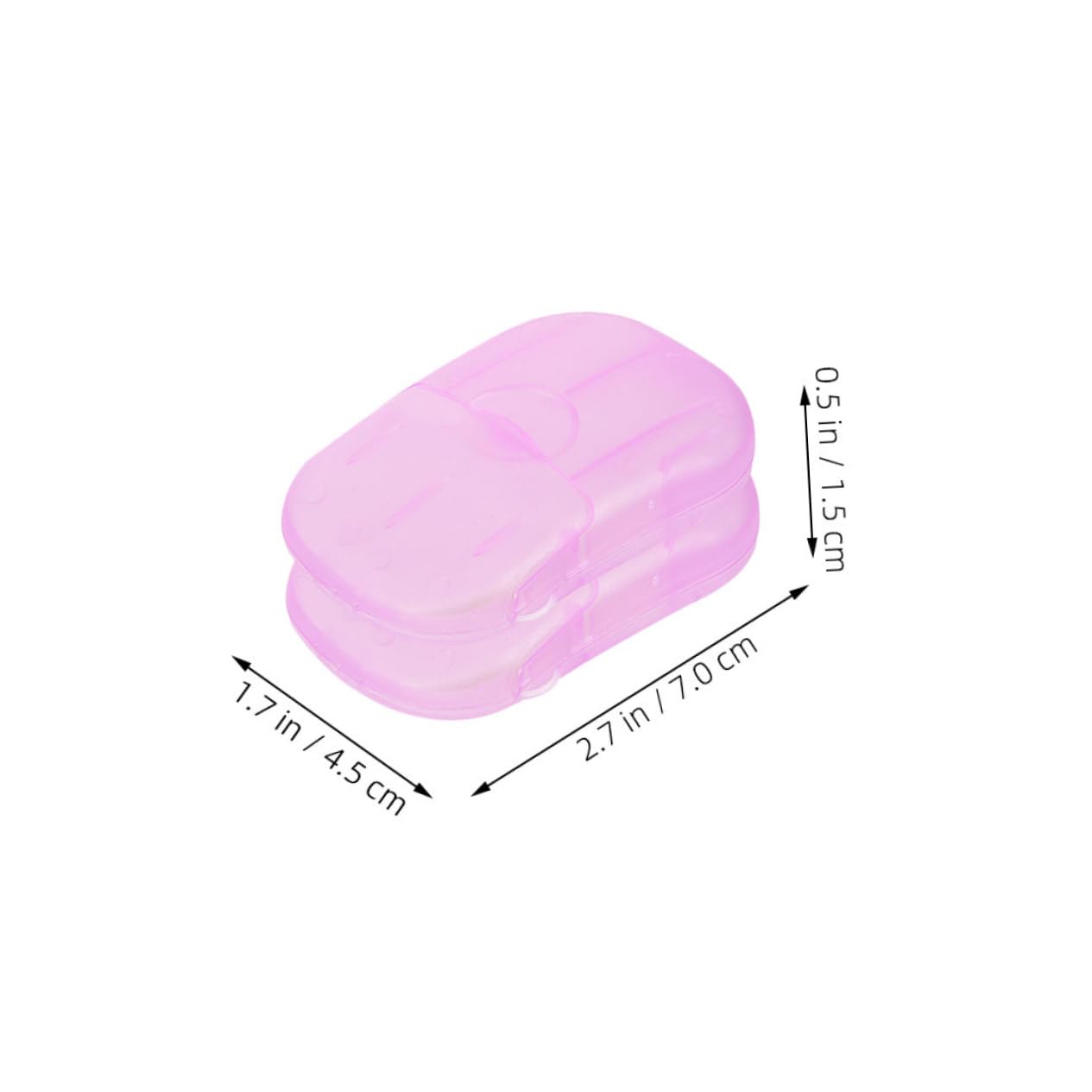 COOLHIYA 15 Pack Portable Travel Soap Sheets Hand Soap Sheets for Outdoor Camping