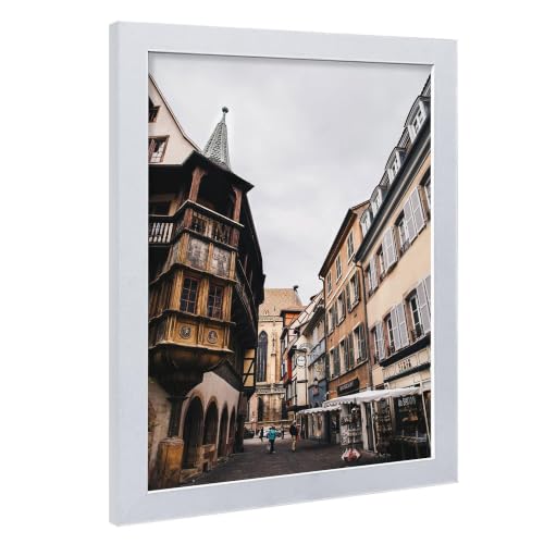 Image of VCK 16x20 Picture Frames 3 Pack, White Wood Poster Frame, Wall Display