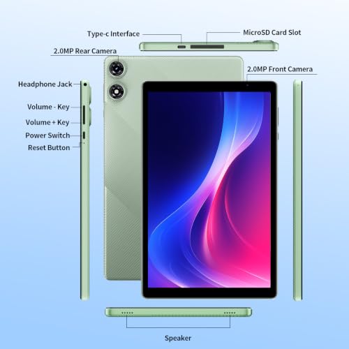 Image of Android 16 Tablet 10.1 inch HD IPS Display 32GB1T Expand Touchscreen Tablets PC