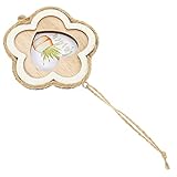 Adornos de madera: marcos de madera para manualidades. el mini marco de madera es novedoso y exquisito, lo suficientemente resistente como para satisfacer sus diferentes necesidades de decoración. mini marco de fotos de madera en forma de corazón, adornos de imagen de madera sin terminar, mini marco de fotos colgante de corazón para fiesta de boda, decoración de casa pequeña