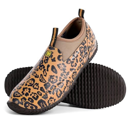 Image of Trudave Garden Shoes for Men & Women, Waterproof Rubber Shoes with 4.5mm Neoprene, Womens Rain Boots for Gardening,Size 6-13