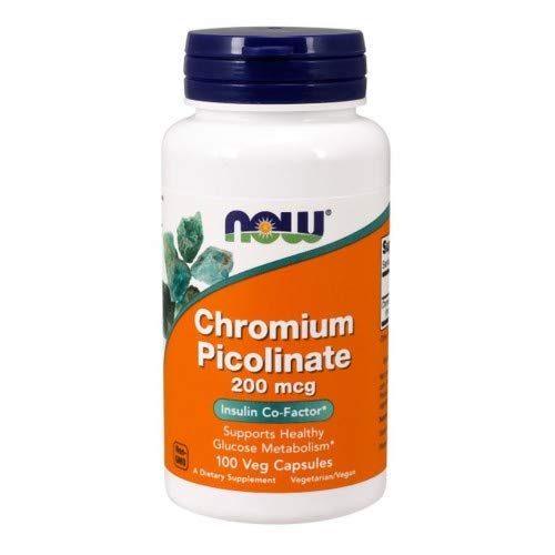 NOW Chromium Picolinate 200mcg, 100 Capsules (Pack of 2) - Image 5