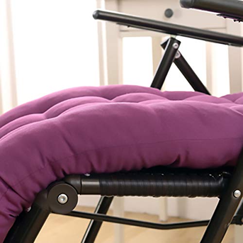 Coussin chaise lounge matelas de jardin violet pour fauteuil inclinable 170cm - 3