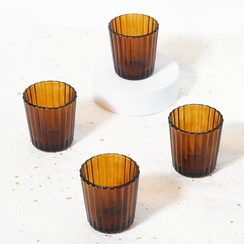 Geraymer CANDLE HOLDERS-12 Pcs Votive Candle Holder, Tealight Candle Holder, Clear Glass Candle Holders cover