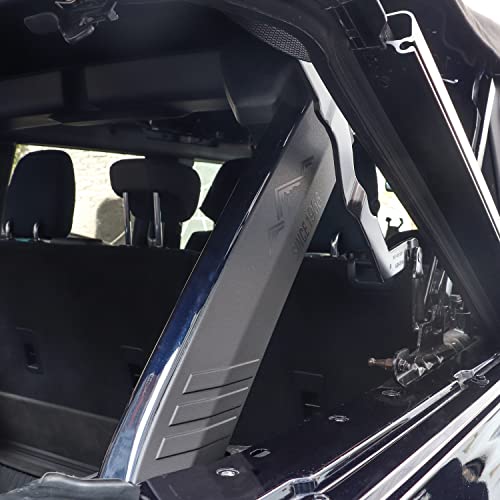 Msizoy Roll Bar Padding Cover Protector Compatible With For Ford Bronco Accessories 2021 2022 2023 4-Door Soft Top D-Pillar Edge Protection Guard Prevent Scratching Paint #TOP1