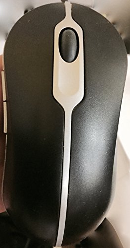 Genuine Dell Premium Optical 5-Button USB Black and Silver Corded Mouse With Scroll
