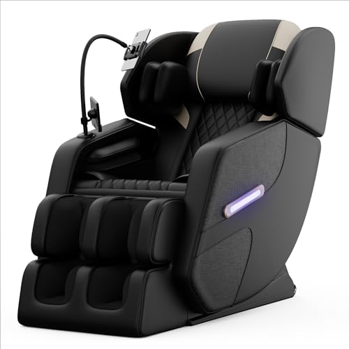 HomJoones 2025 Full Body Zero Gravity Massage Chair - SL-Track Shiatsu Recliner with Body Scan Technology, 6 Targeted Rollers, Airbags, Deep Yoga Stretch & Heating Function