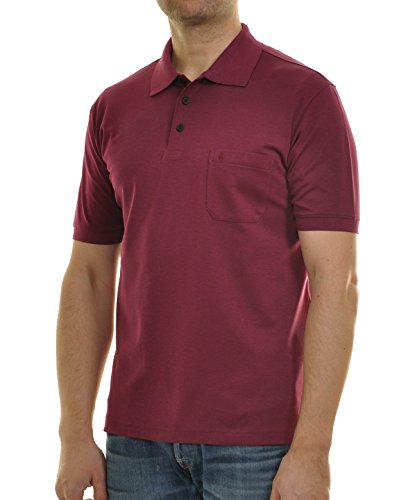 Preisvergleich Produktbild RAGMAN Herren RAGMAN Kurzarm Softknit Poloshirt 4X-Large, Purpur-456