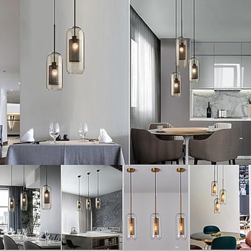 Image of Metal Cube Pendant Light | Surface Hanging Ceiling Lamp Fixture | Decorative Lighting for Living Room Bedroom Dining Office Showroom Studio Restaurant Hotel | Without Bulb