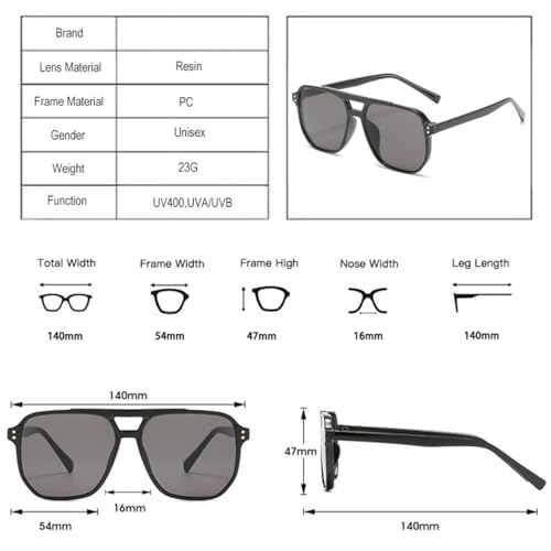 Lunettes de soleil rétro double pont : finie la fatigue oculaire