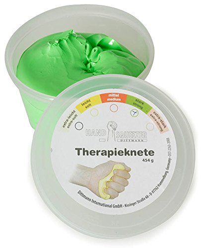 Therapieknete 453 g Physiotherapie Training Knete stark - grün