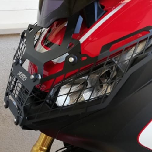 Cache phare XADV750 évitant les bris d'optique pour grille moto - 5