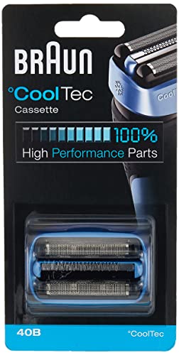 Braun Pièce De Rechange 40B Bleue Pour Rasoir - Compatible avec les rasoirs CoolTec