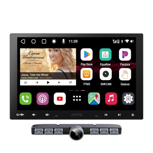 Télécommande rétroéclairée ATOTOZONE AC-44F20 pour contrôler CarPlay sans fil