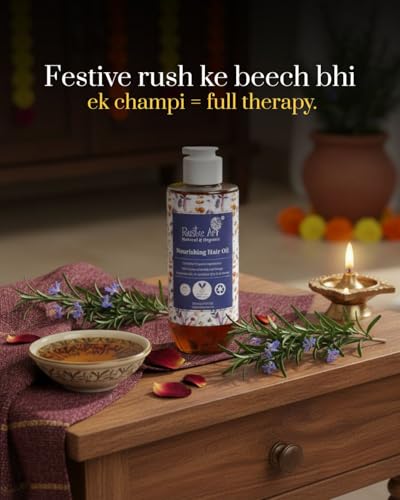 Rustic Art Rosemary Nourishing Hair Oil 200ml - Image 5