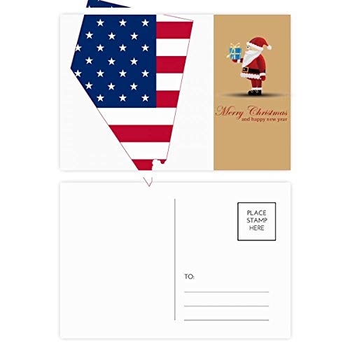 Carte postale drapeau du Nevada et étoiles lot de 20 pour souvenir de voyage USA
