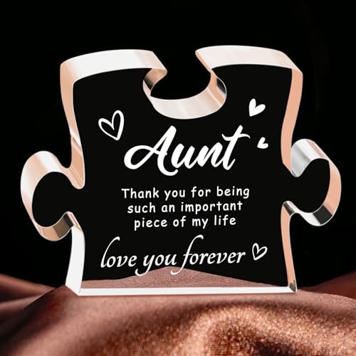 Auntgiftsauntiegiftideas49x37inchengravedacrylicpuzzlepiecegiftsforauntauntmothersdaybirthdayvalentinesdaychristmasgiftsbestauntevergifts Urban Country Home Decor Aunt gifts auntie gift ideas 49 x 37 inch engraved acrylic puzzle piece gifts for aunt aunt mothers day birthday valentines day christmas gifts best aunt ever gifts urban country home decor