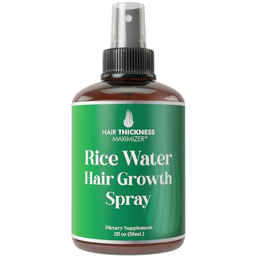 Spray para crecimiento capilar con agua de arroz 2oz miniatura 1