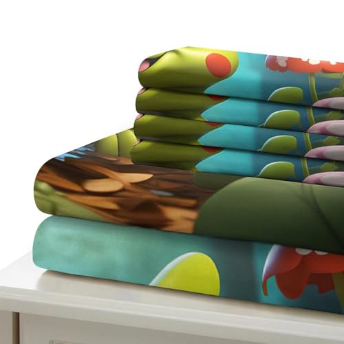Housse de couette 3D imprimée avec fermeture éclair parure de lit microfibre douce léger 260x220
