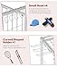 Fiwithy 3 Tiers Dumbbells Yoga Mat Storage Rack with Elastic Straps for Kettlebells Foam Roller Resistance Bands Balls, Workout Equipment Organizer Weight Storage Holder with Hooks for Home Gym, White