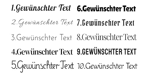 Grabplatte mit Inschrift aus Granit, personalisierbar Gedenktafel für Urnengrab, Grabstein für 1-2 Pers., Urnengrabstein N34 (20x30cm mit Stützen)